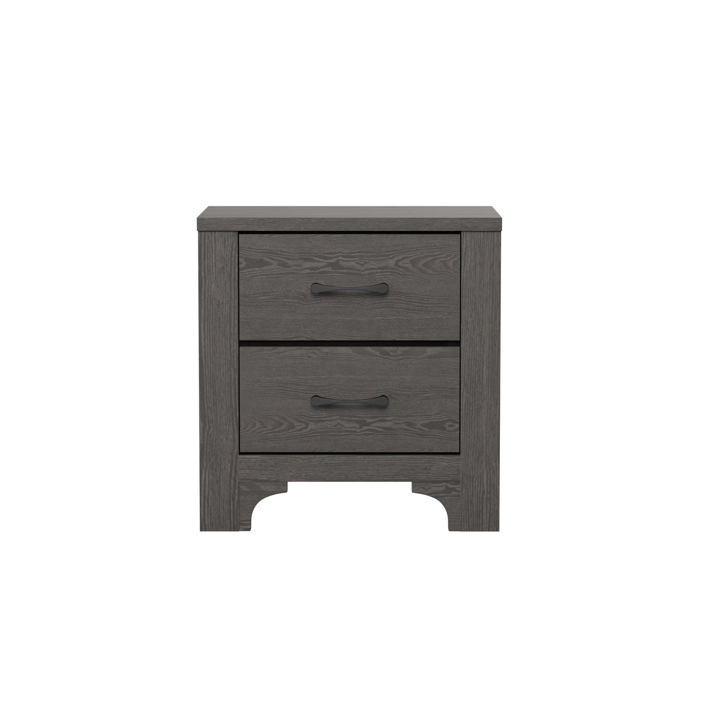 Junipe Brown 2-Drawer Nightstand