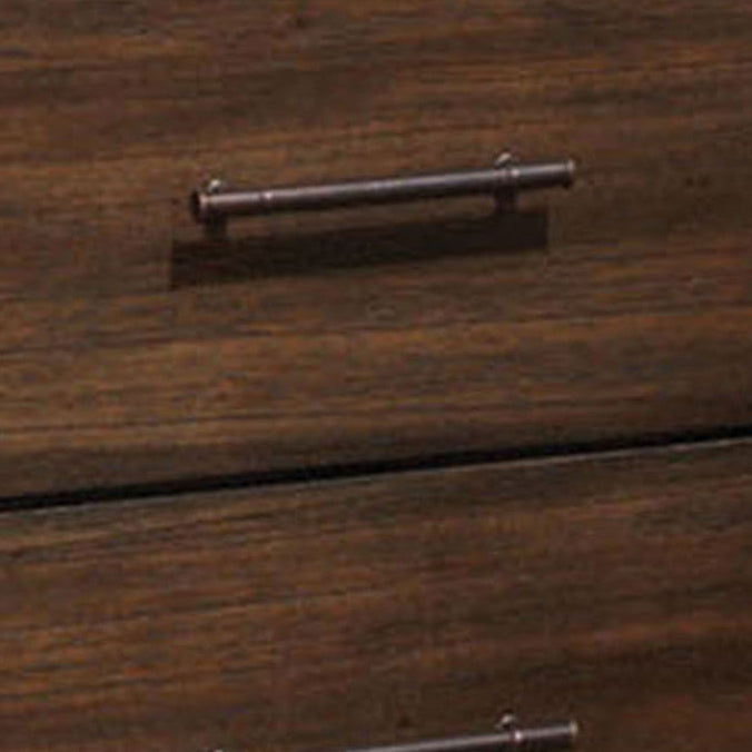 Oak 2-Drawer Nightstand