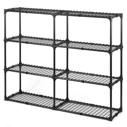 4-SHELF WIRE RACK WITH COVER(2PACK)