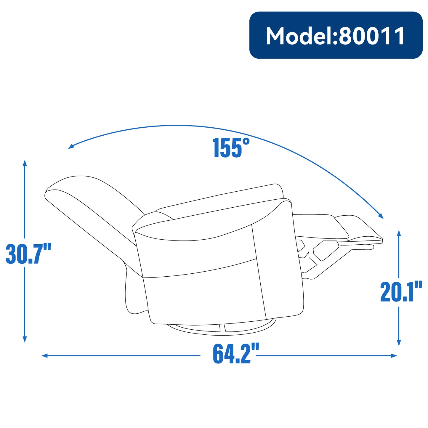 Beige Swivel and Rocker Power Recliner Chair, Heavy Duty Motion Mechanism with USB and Type-C Ports