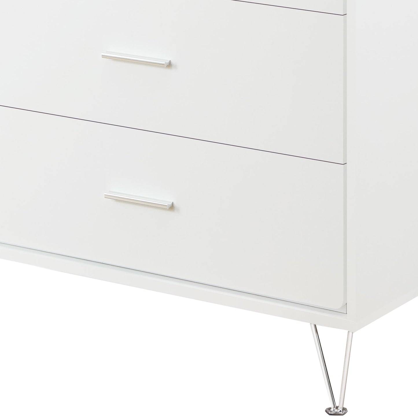 Deoss White Finish Chest