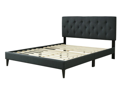 Twin Sized Tufted Bed in a Box w/ USB