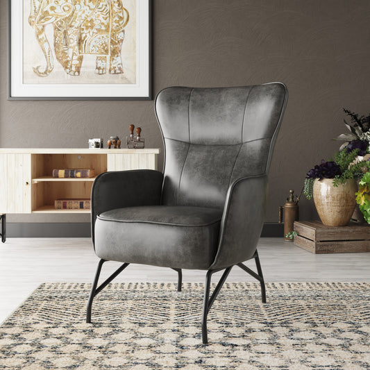 Gray Accent Chair