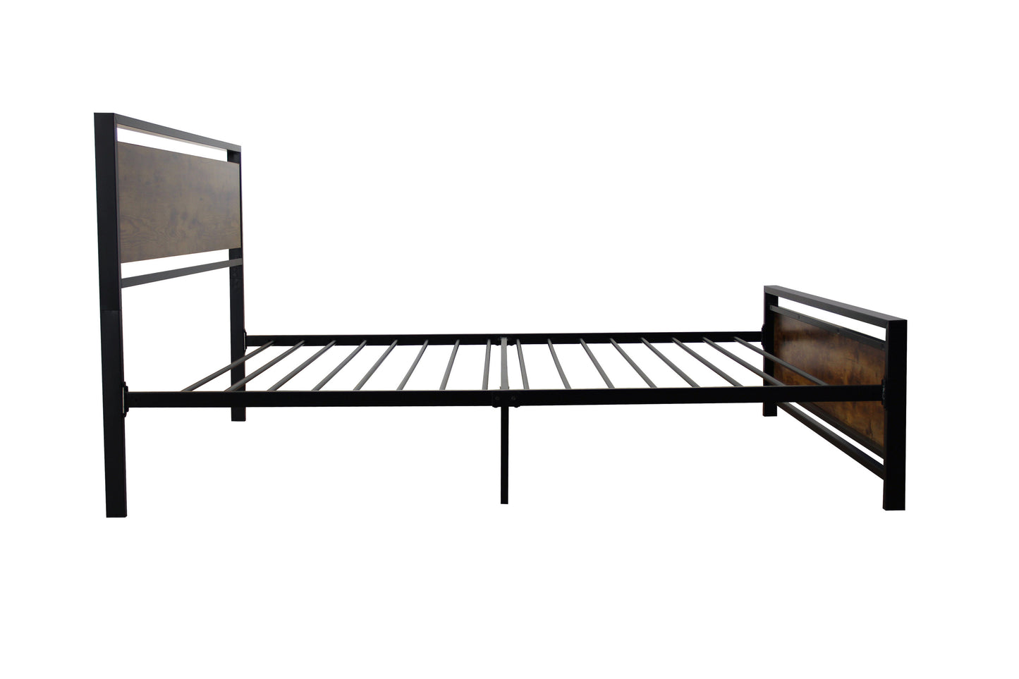 Twin Size metal bed Sturdy System Metal Bed Frame,Modern style and comfort to any bedroom,black