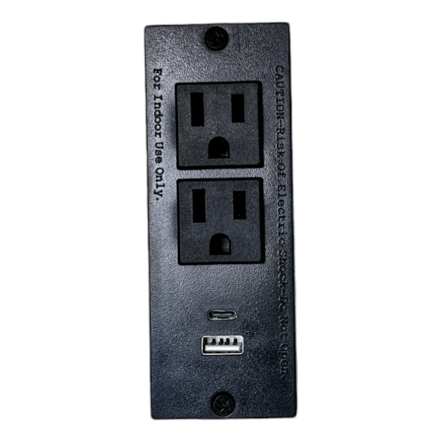 Farmhouse End Table with Charging Station,Night Stand with Barn Door and Drawer, Storage for Bedroom Living Room ,Bedside Table,  Bedside Table Brown+white color