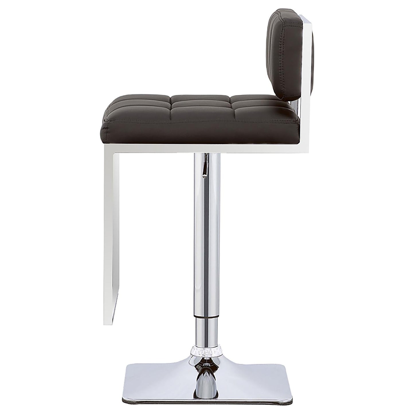 Black and Chrome Adjustable Bar Stool