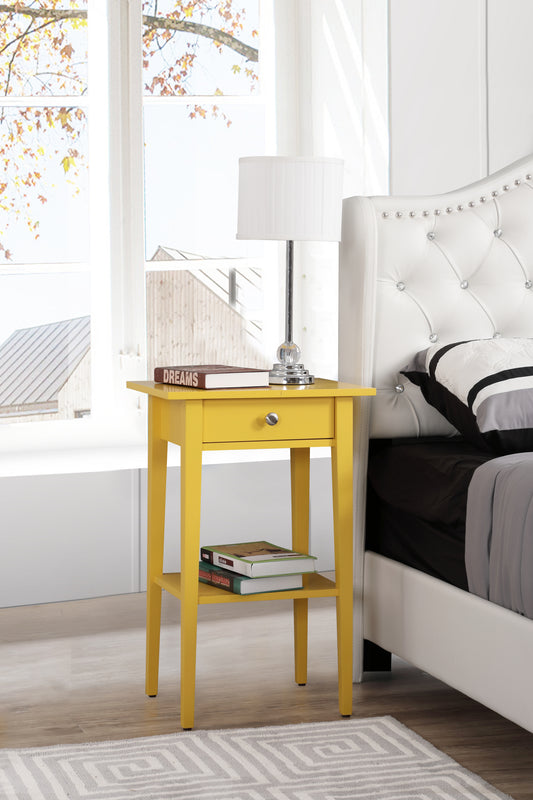 Contemporary Yellow Nightstand For Modern Spaces