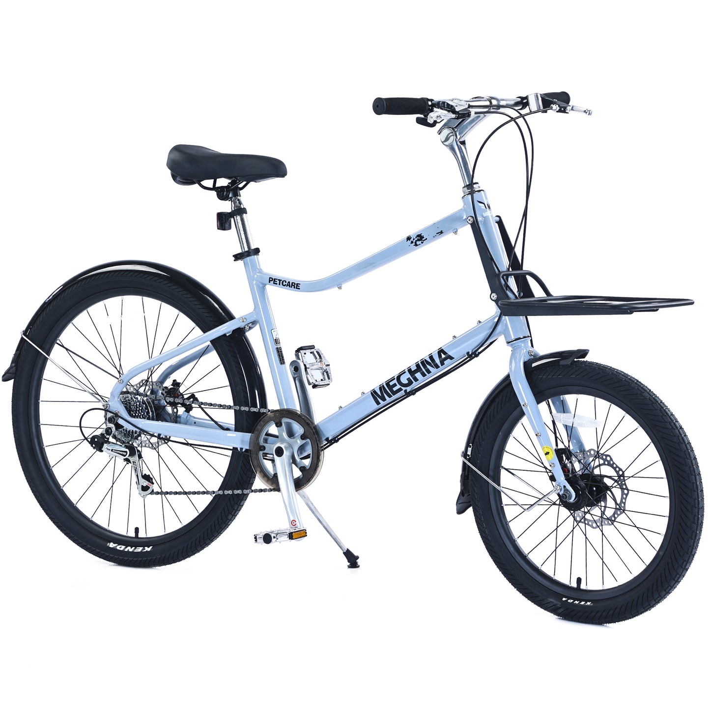 7 Speed, Aluminum Alloy  Frame, Multiple Colors 26 Inch Bike,Cargo Bike for Women and Men