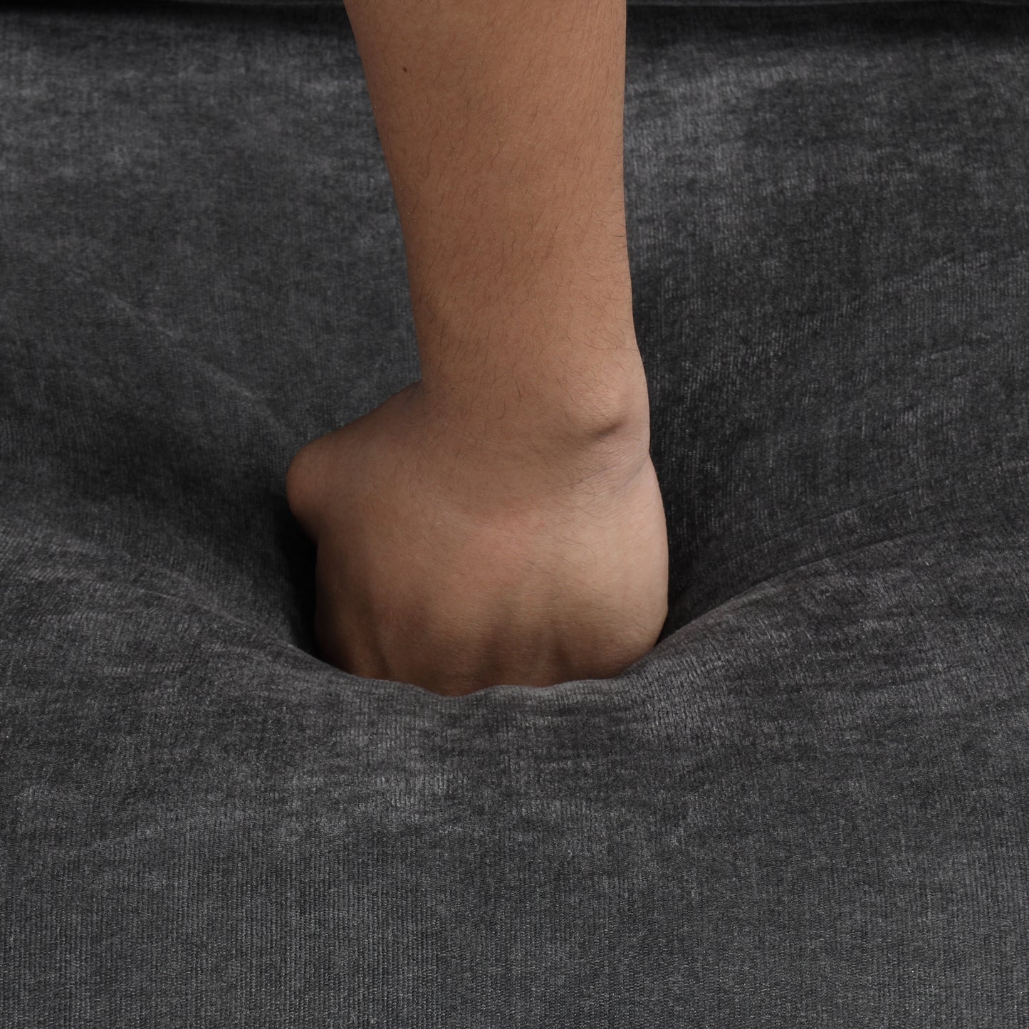 124.8"L-shaped Sofa Convertible Sofa Bed Pull Out Sofa Sleeper with Two Back Pillows, Two USB Ports and Two Power Sockets for Living Room, Gray (Old SKU:SG000890AAE)