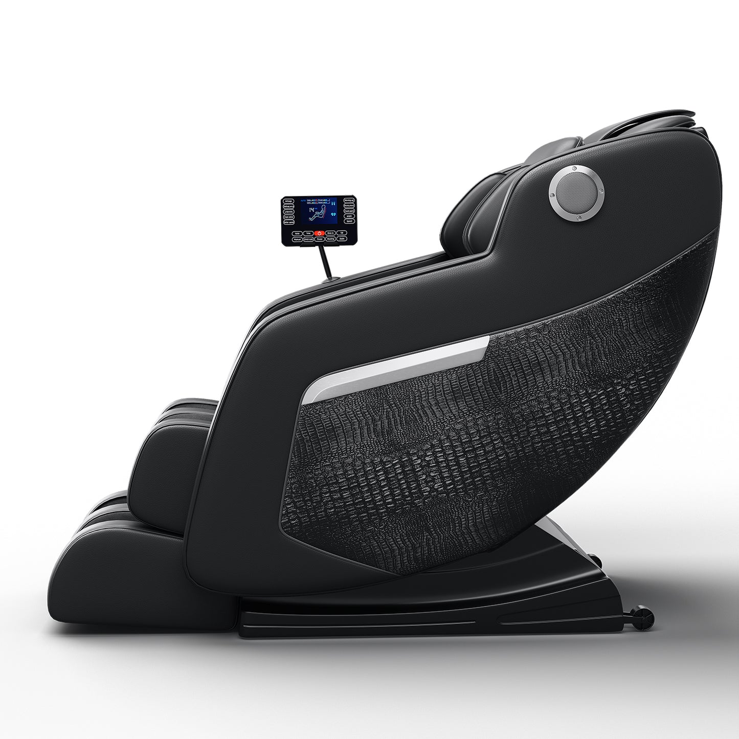 Open Massage Chair,Full Body Zero Gravity Recliner with Bluetooth, Hip Heating, Foot Massage and Air Massage System for Home Office, for mom/dad (Black)