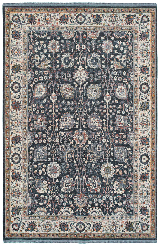 Transitional, Oriental, Cut Pile 5'3" x 7'3" Rectangle Area Rug