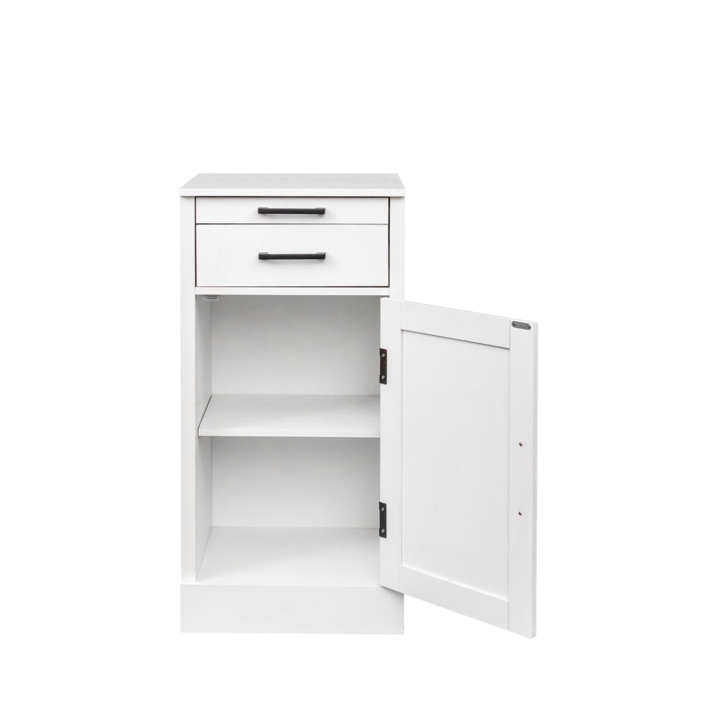 White color modular wine bar cabinet Buffet Cabinet with Hutch for Dining Room