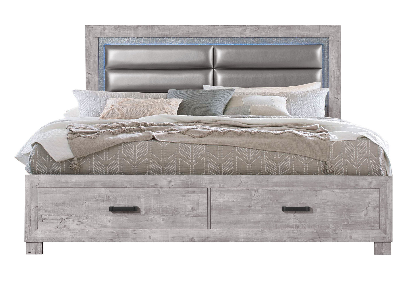 ROVER GREY KING BED