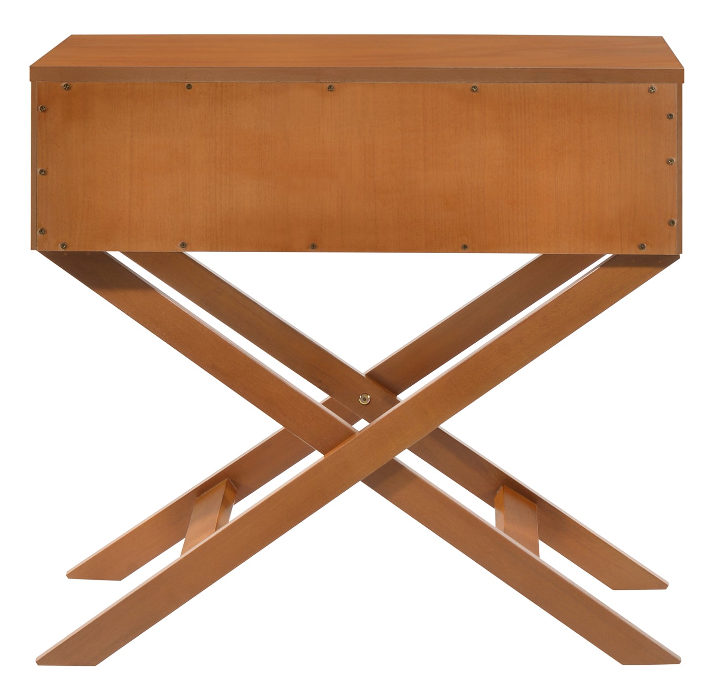 Elegant Oak Contemporary Nightstand