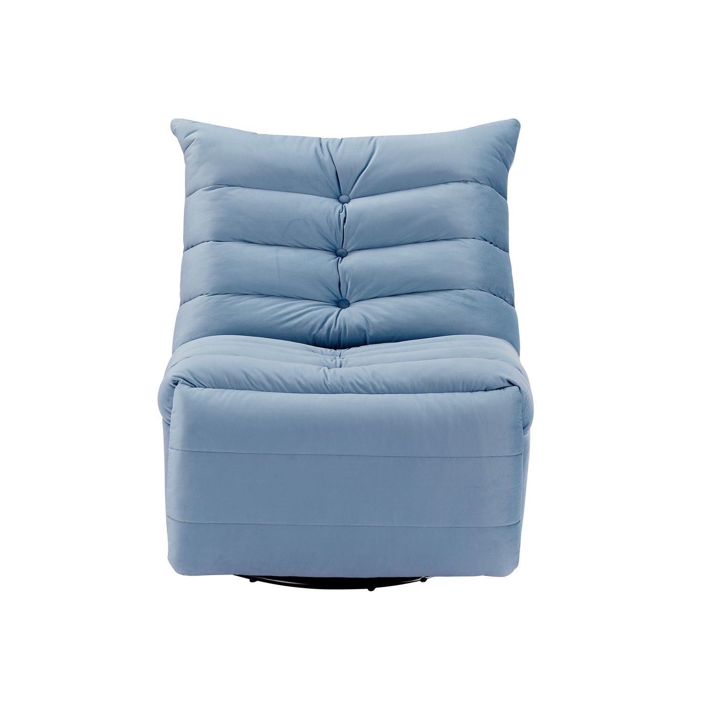 Lazy Luxury in a Small Space: Modern Rotatable Lounge Chair with Side Pocket, Perfect for Reading & Relaxing in Style