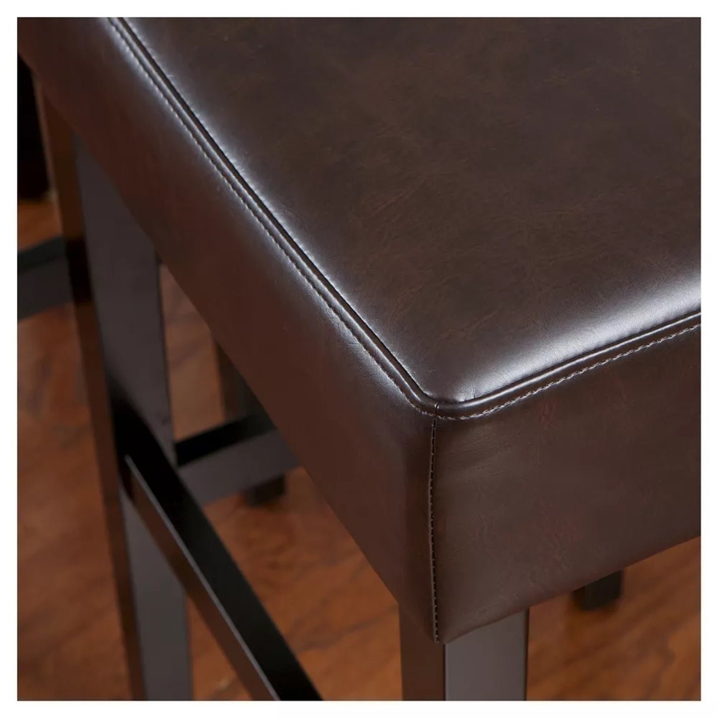 [OLD SKU: 74504.00] Set of 2, 30" Backless Leather Counter Height Barstool