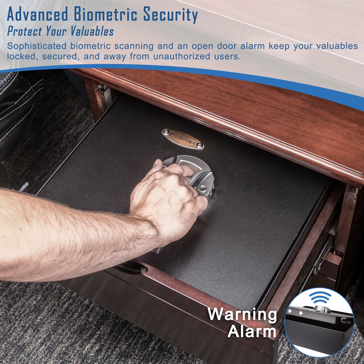 0 23 Cu Ft Top Opening Biometric Security Safe