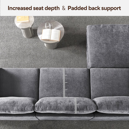 modular GREY  sofa  fabric,  simple and grand, the seat and back is very soft. this is also a KNOCK DOWN sofa