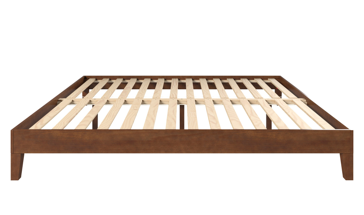 Nix - King Platform Bed - Brown