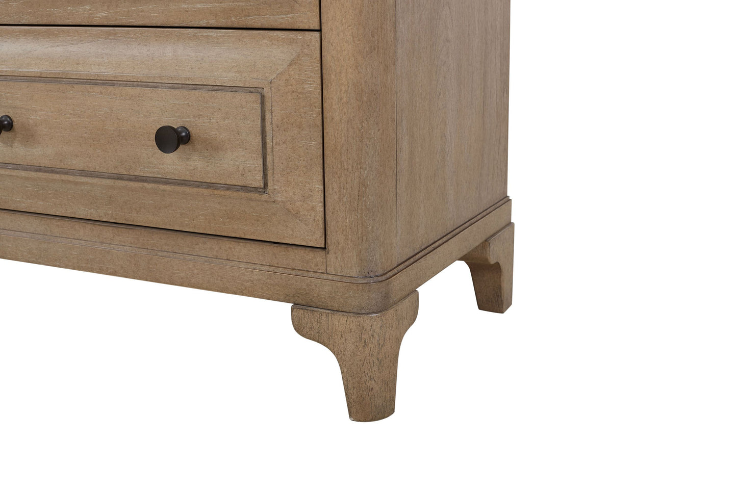 2 Drawer Nightstand With Sand Finish