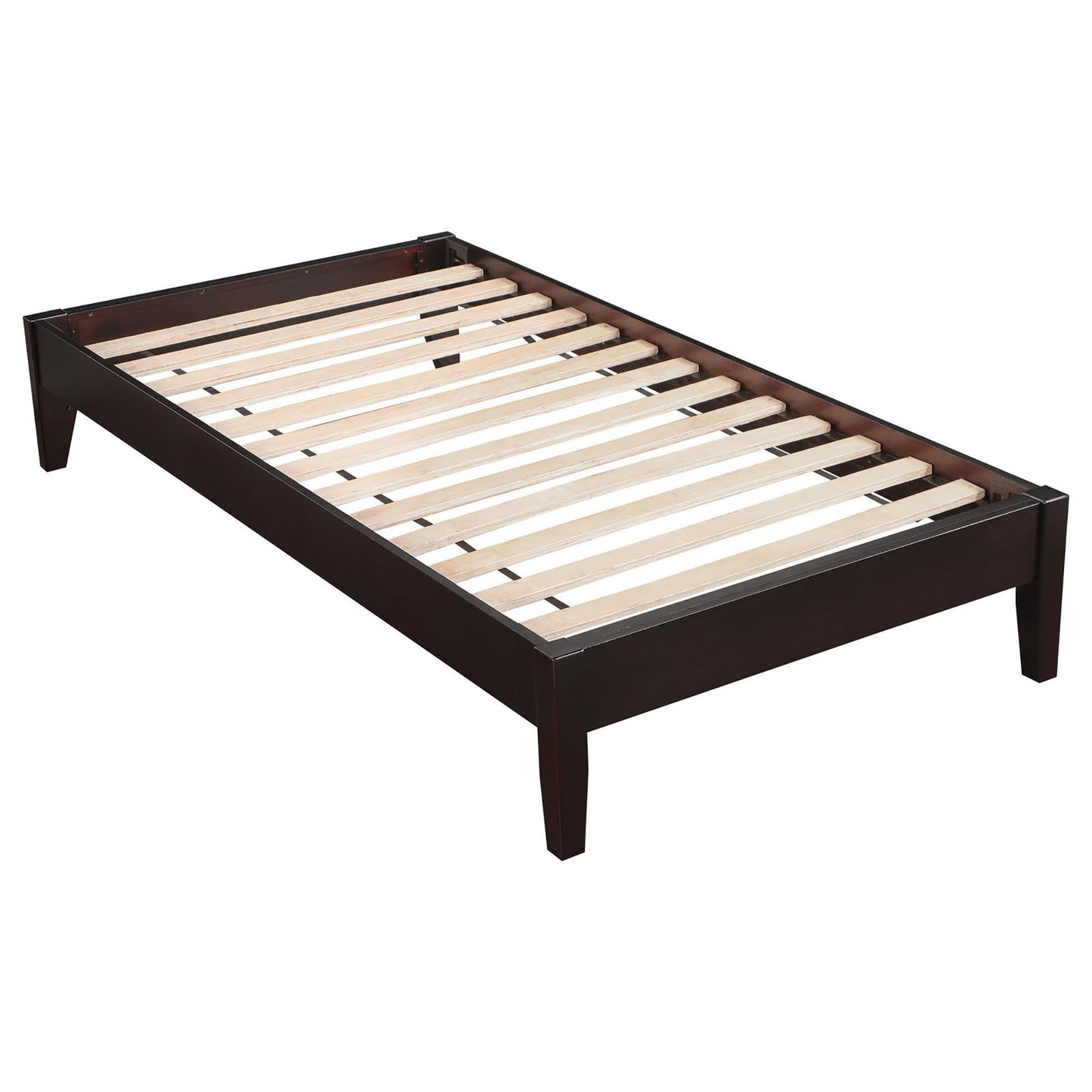 Cappuccino Queen Platform Bed