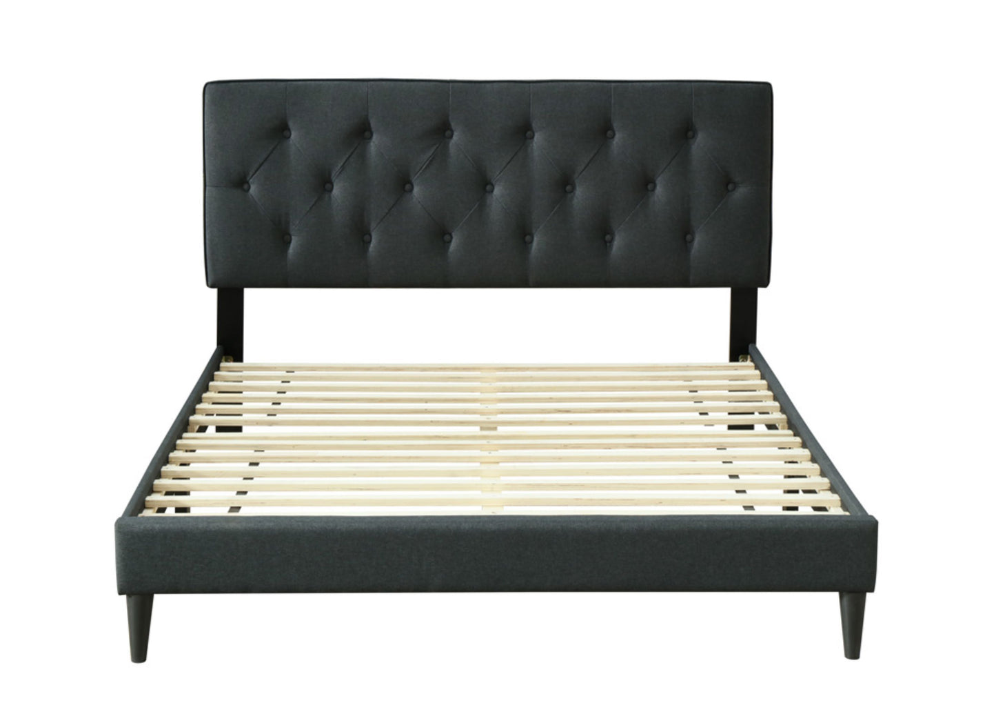 Twin Sized Tufted Bed in a Box w/ USB