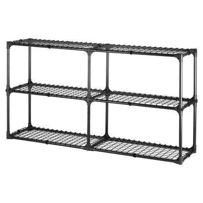 3-SHELF WIRE RACK WITH COVER(2PACK)