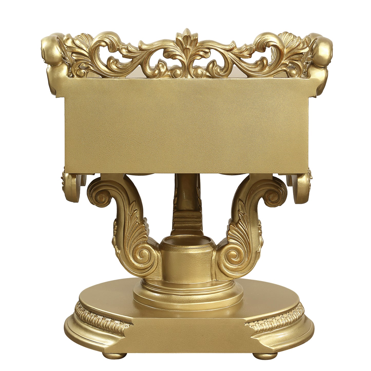 Gold 1-Drawer Nightstand