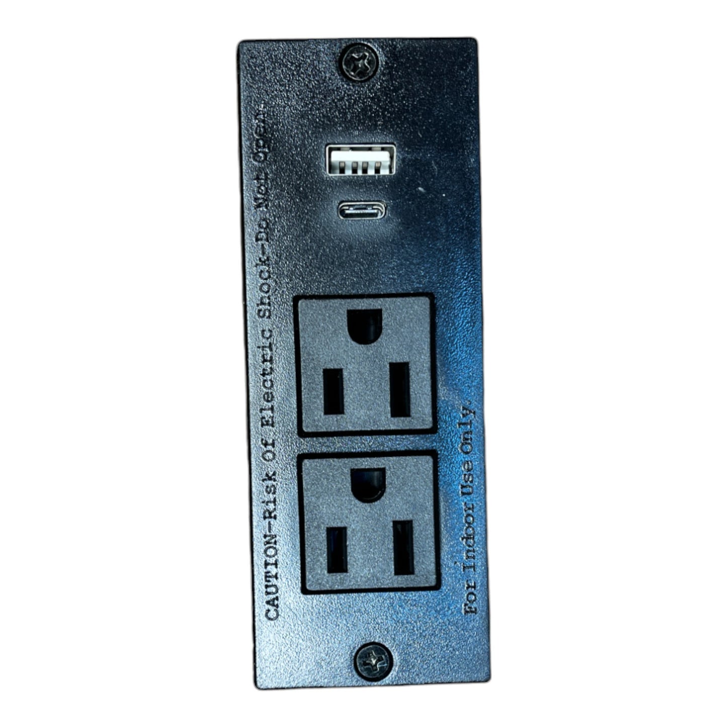 Farmhouse End Table with Charging Station,Night Stand with Barn Door and Drawer, Storage for Bedroom Living Room ,Bedside Table,  Bedside Table Brown+white color