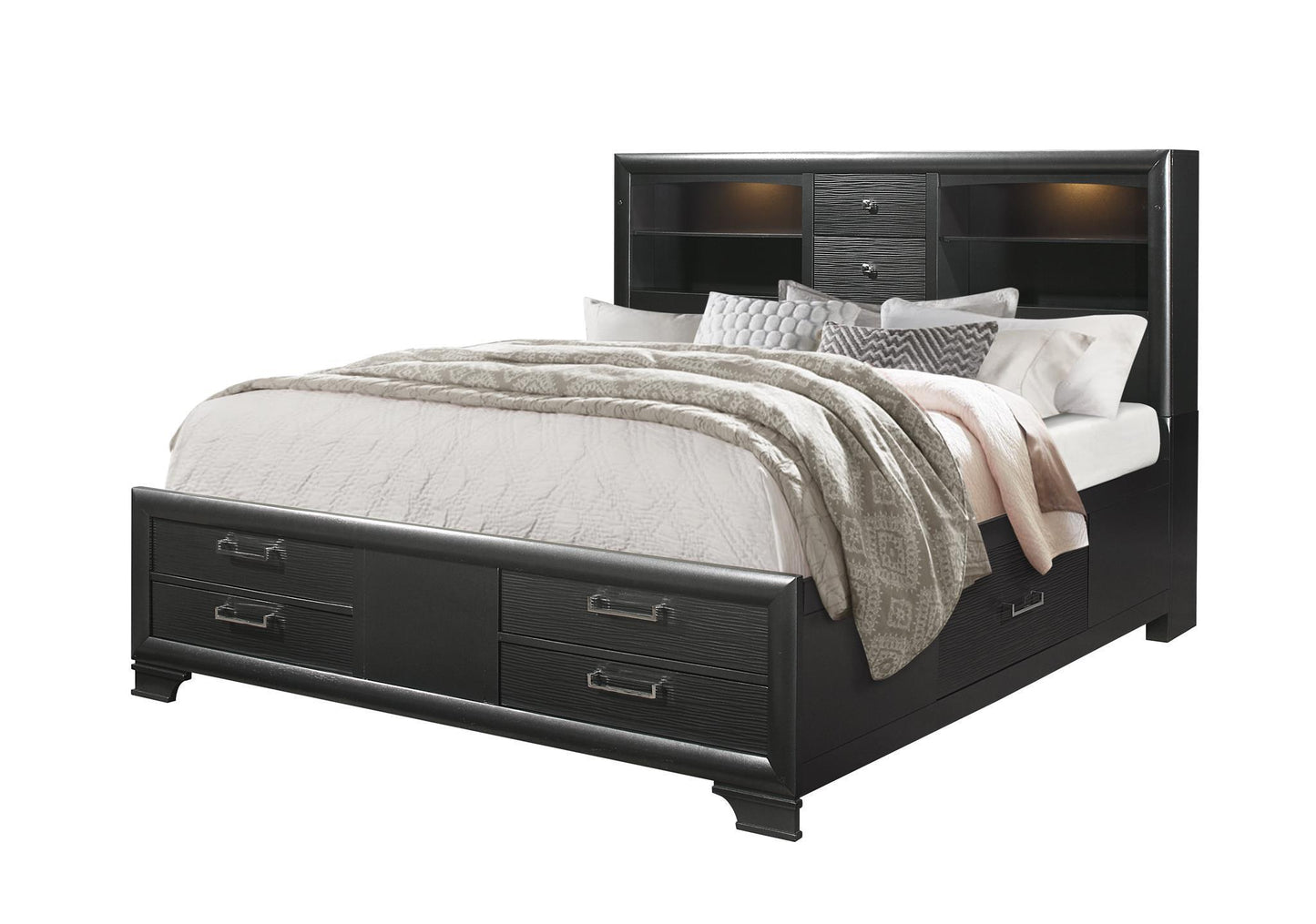 CIVIC GREY KING BED