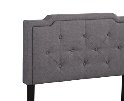 Stylish Casual Gray Queen Bed For Comfort