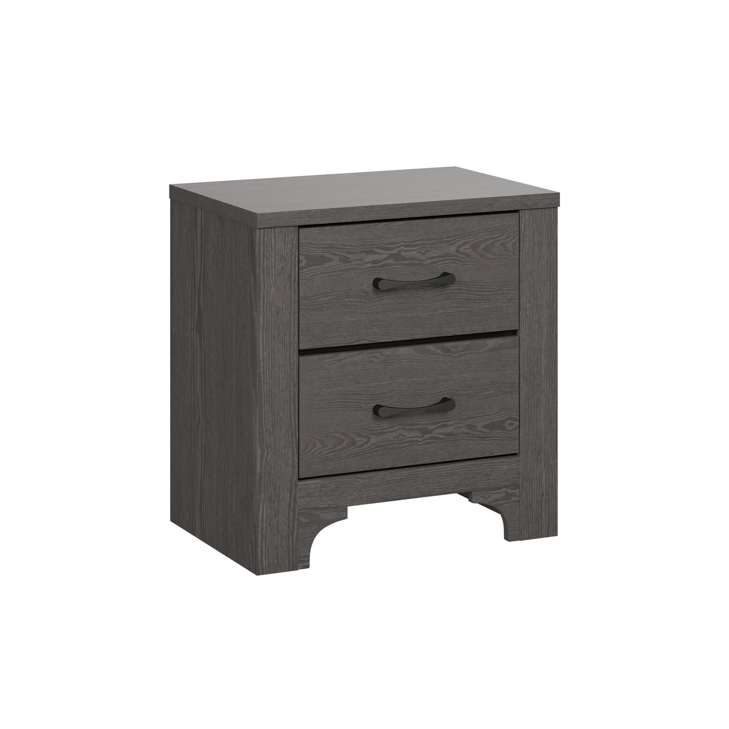 Junipe Brown 2-Drawer Nightstand
