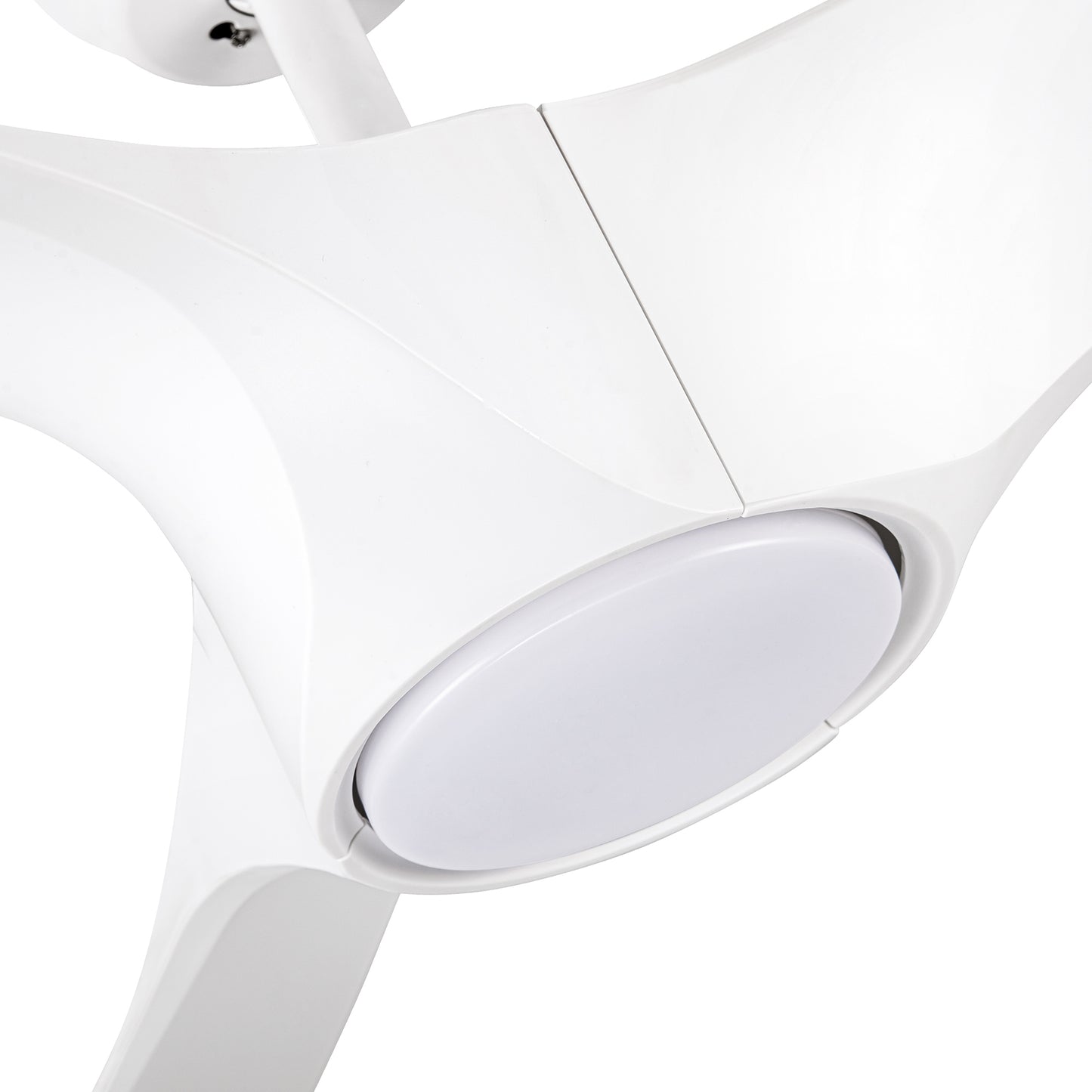 56 In.Intergrated LED Ceiling Fan with White ABS Blade