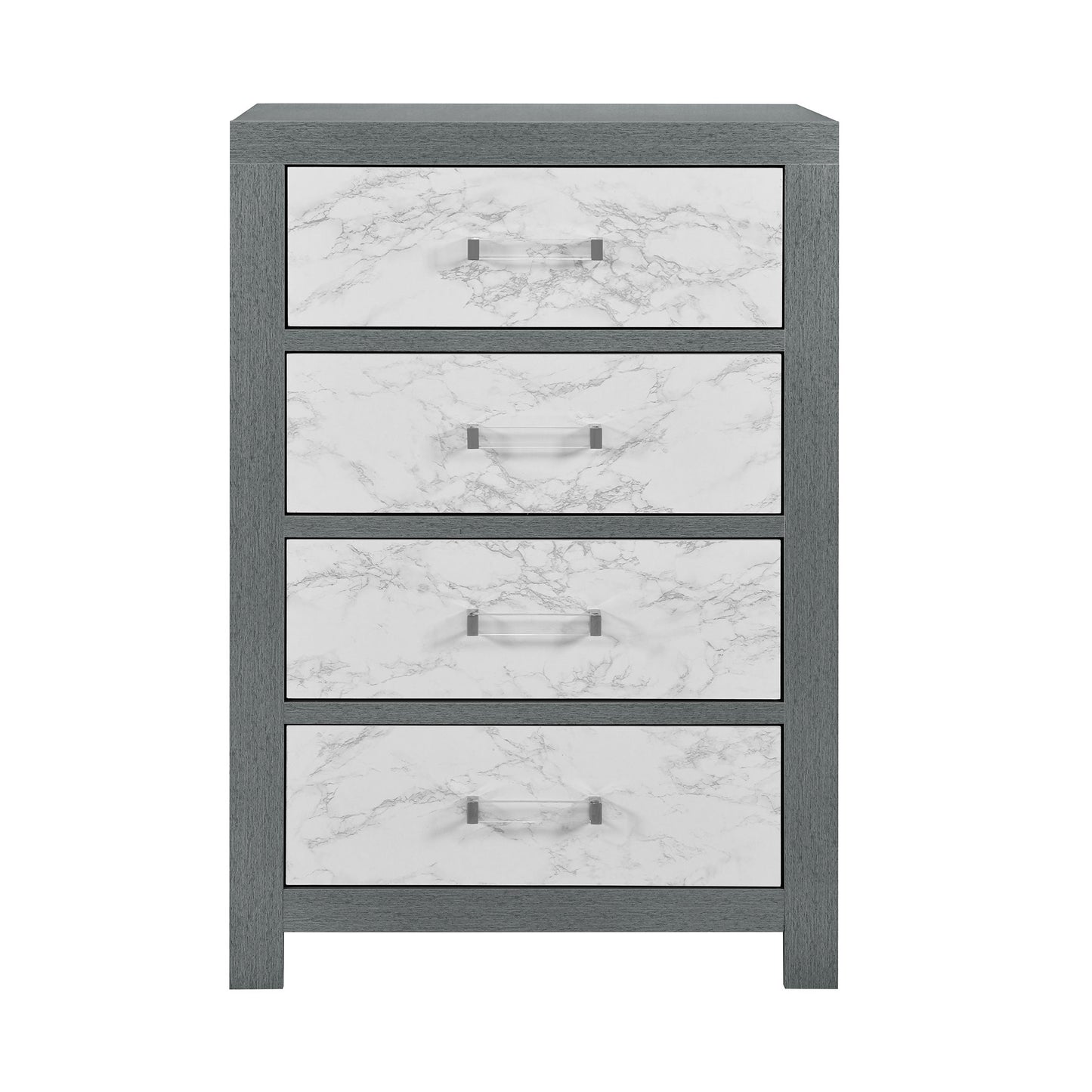 RUSH GREY 5PC FULL BEDROOM SET