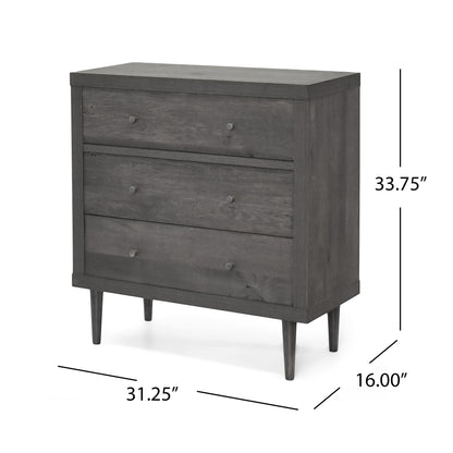 NORDIC 3-DRAWER CHEST