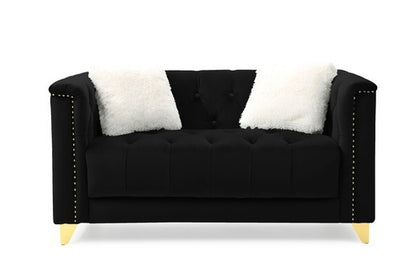 Love Seat in Black