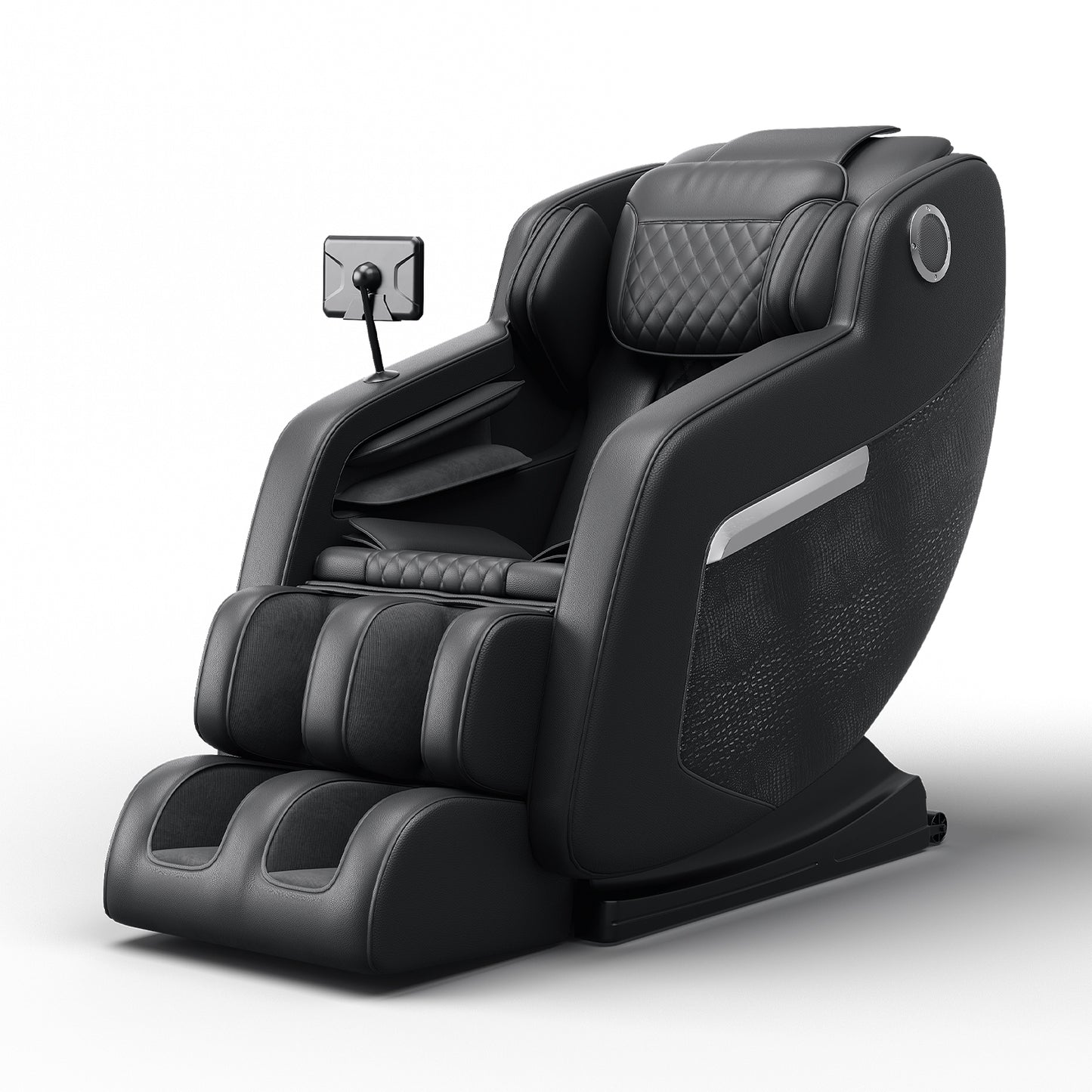 Open Massage Chair,Full Body Zero Gravity Recliner with Bluetooth, Hip Heating, Foot Massage and Air Massage System for Home Office, for mom/dad (Black)