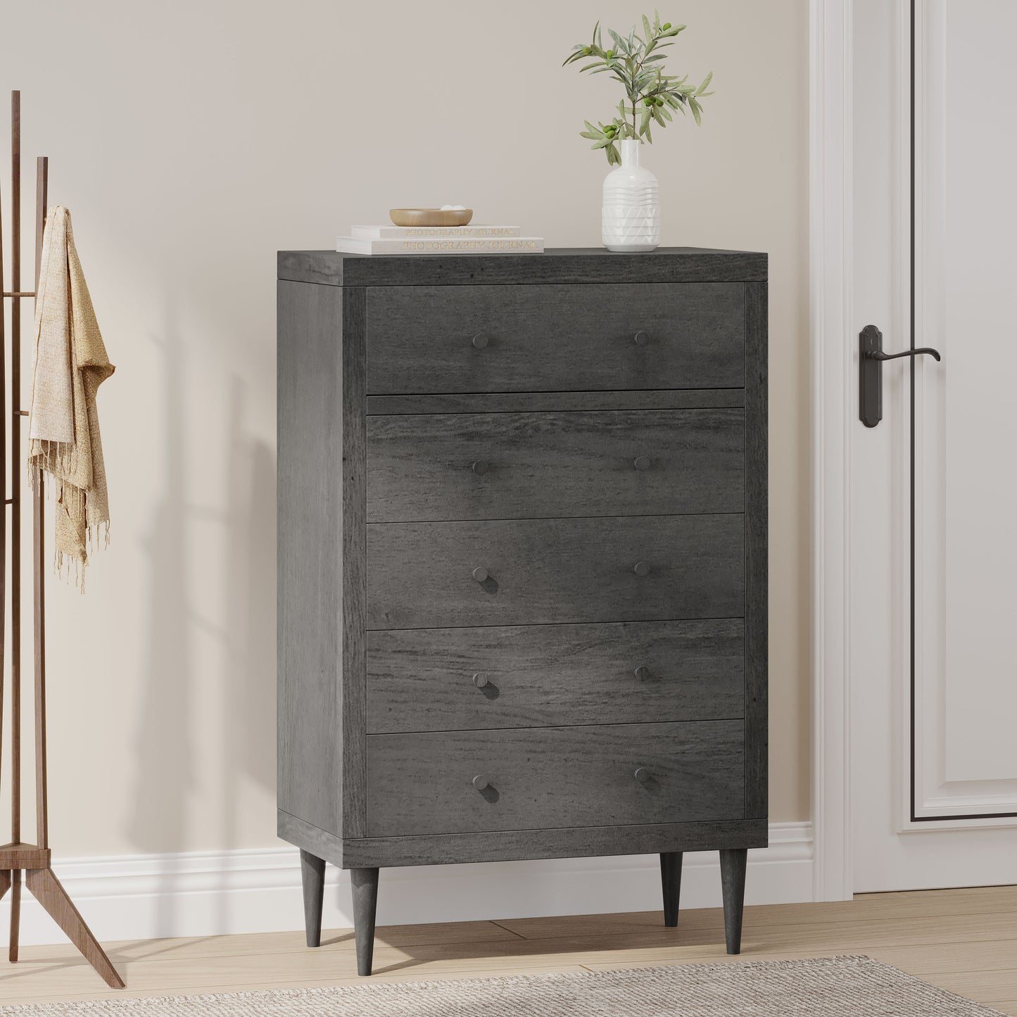 NORDIC 5-DRAWER CHEST