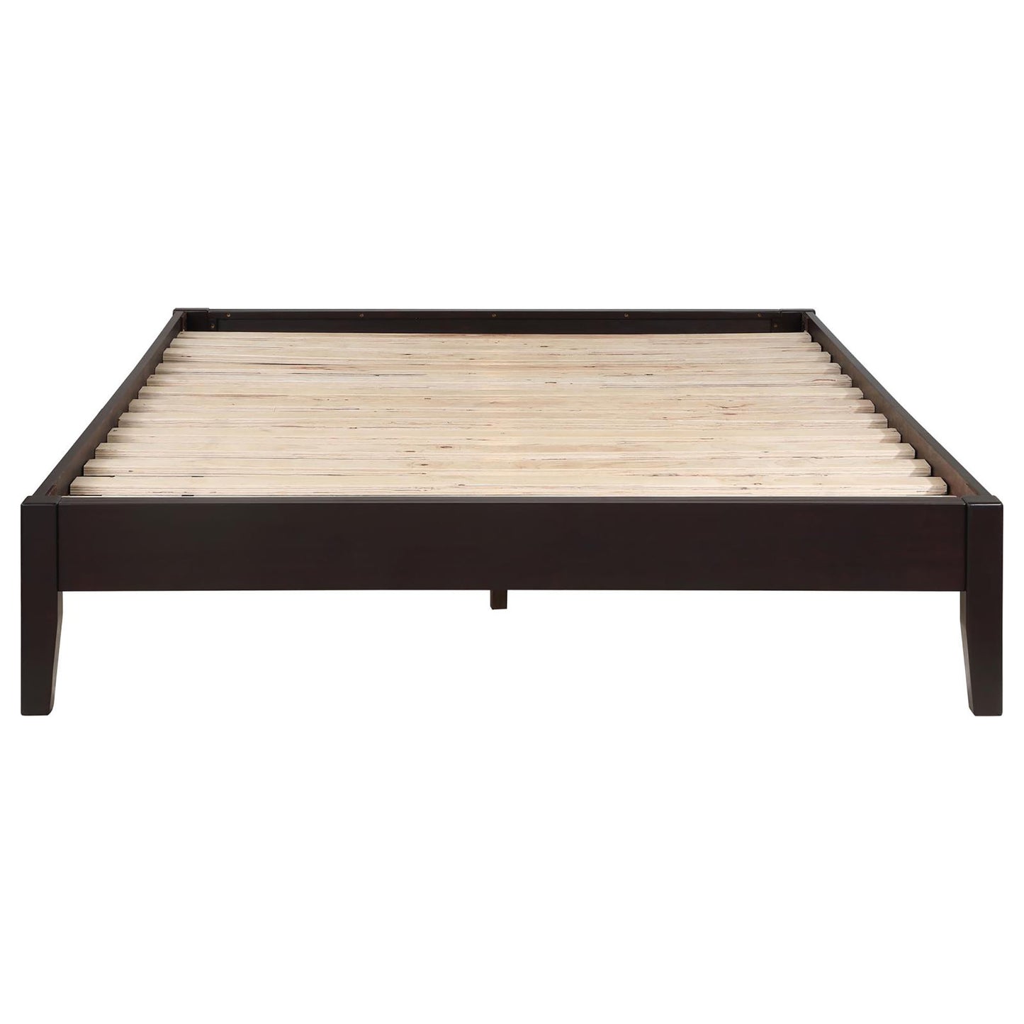 Cappuccino Queen Platform Bed