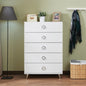 Elms White Finish Chest