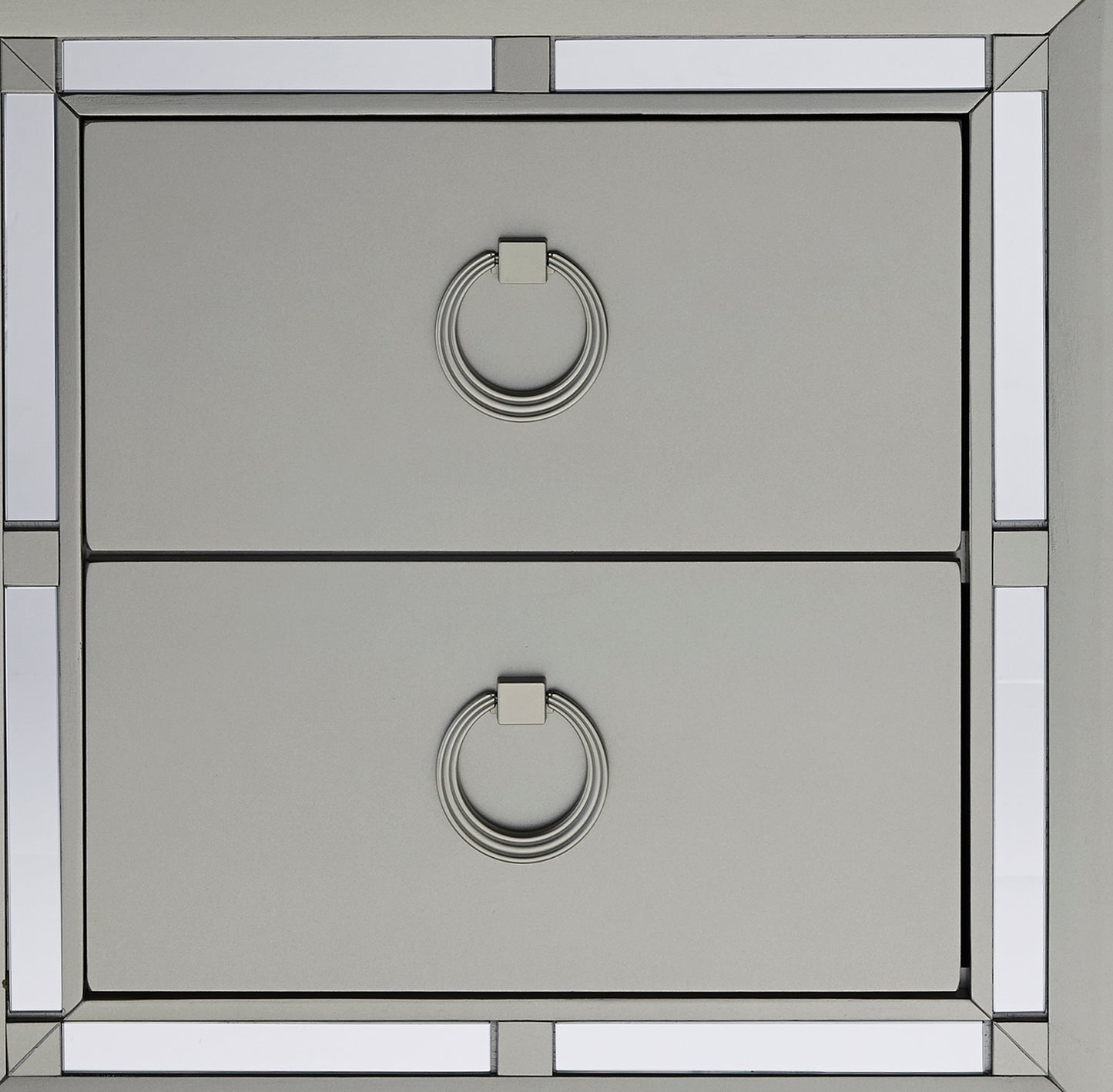 CHLOE GEMSTONE SILVER NIGHTSTAND