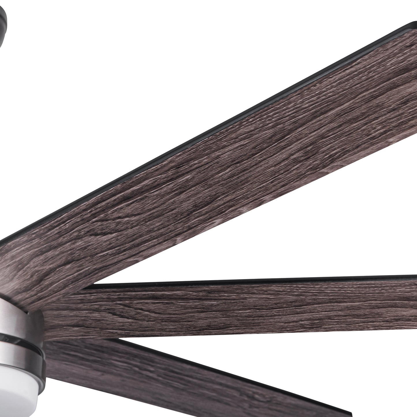 62 in. Integrated LED Brushed Nickel Plywood Smart Ceiling Fan with Remote Control