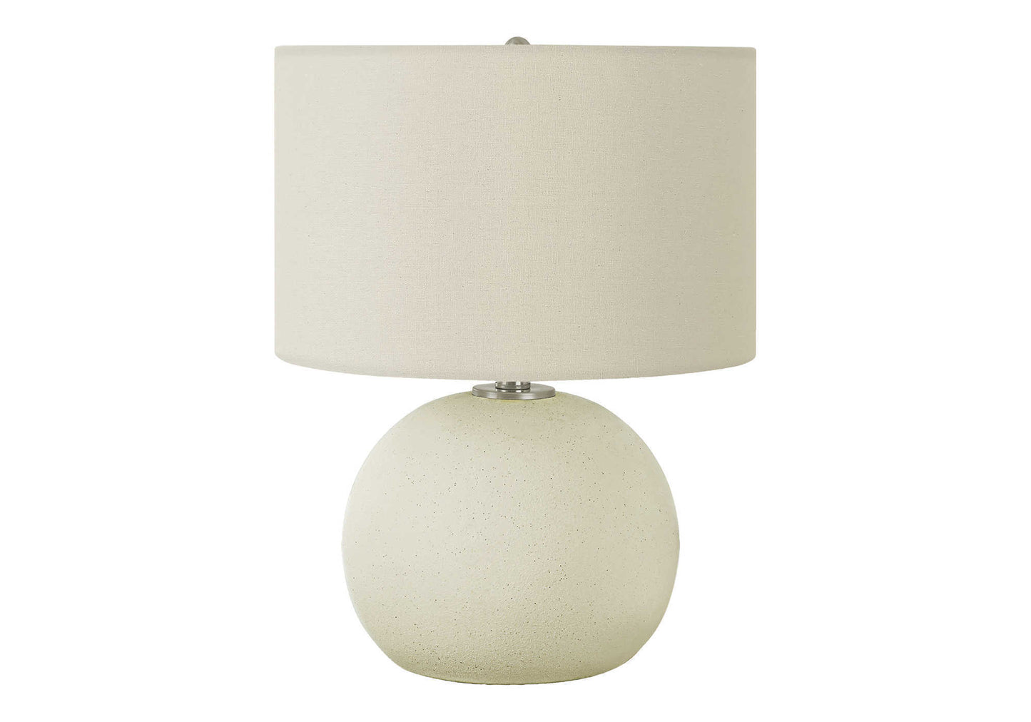 Lighting, 18"h, Table Lamp, Ivory / Cream Shade, Cream Ceramic, Contemporary