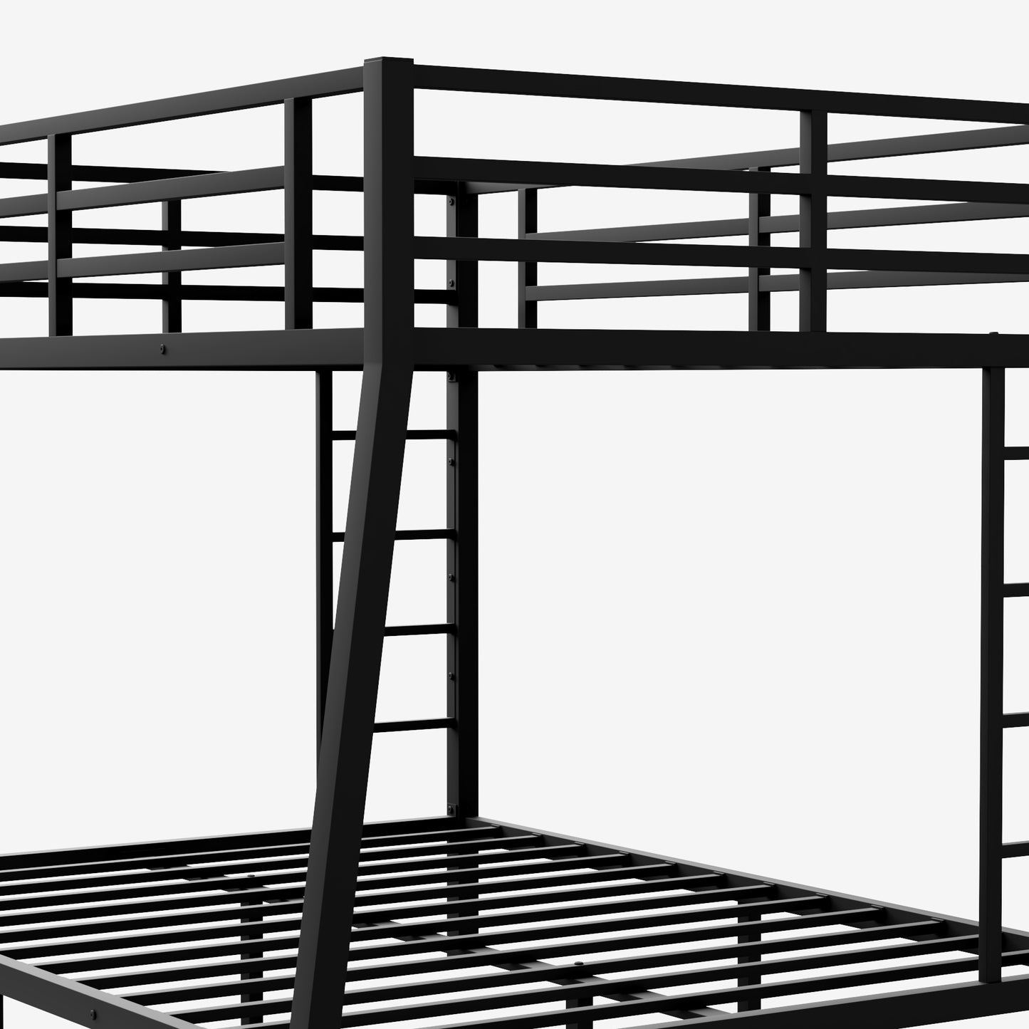 Metal Full XL over Queen Bunk Bed for Teens and Adults,Space-Saving/Noise Reduced/No Box Spring Needed(Expect arrive date 2024/6/27)