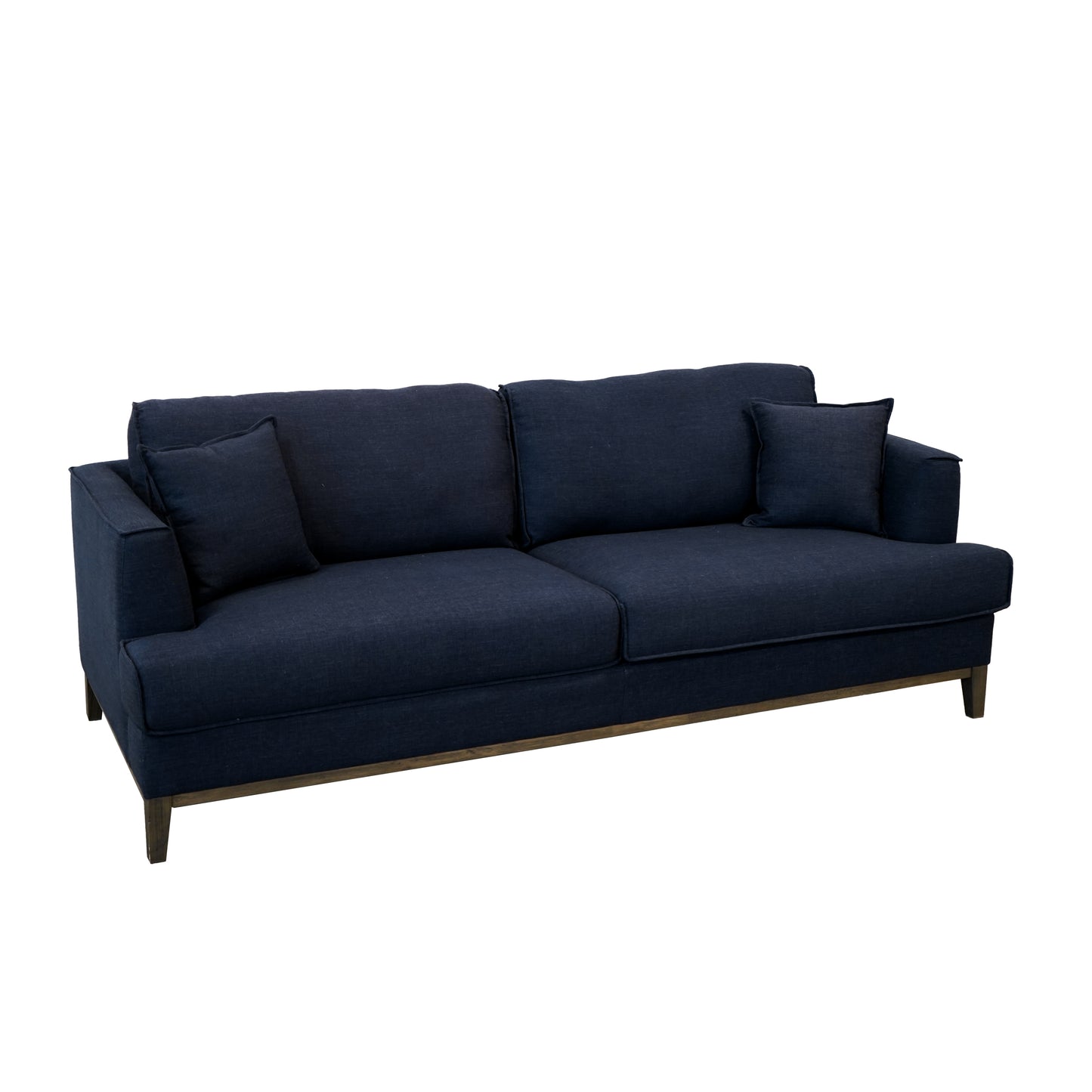 Aspen Navy Linen Sofa