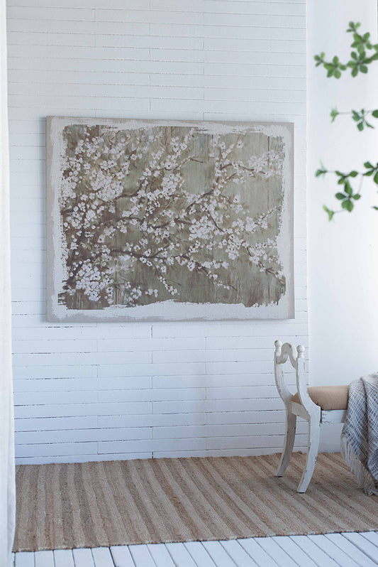 60' x 48' Large Cherry Blossom Canvas Art Print, Home Decor Accent Piece