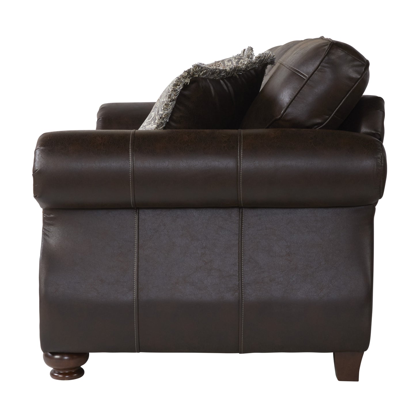 Leinster Faux Leather Upholstered Nailhead Sofa