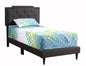 Stylish Black Twin Bed For Modern Spaces