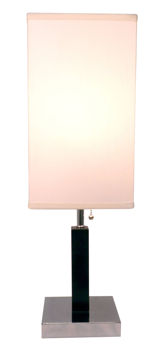 26'H BROWN SQUARE WOODEN TABLE LAMP (1PC/CTN) (0.92/5.55)
