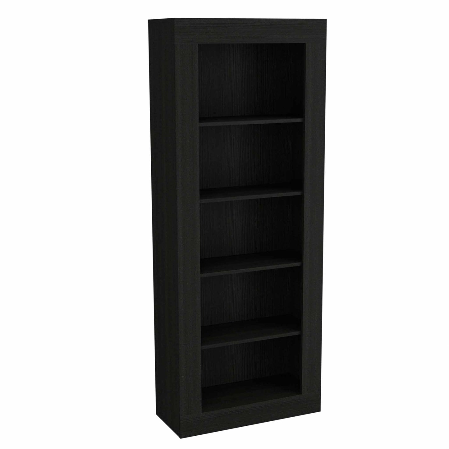 Brighton 5-Shelf Bookcase Black
